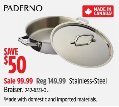 Stainless-Steel Braiser