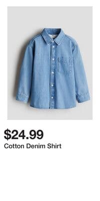 Cotton Denim Shirt