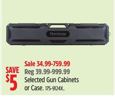 Flambeau Selected Gun Cabinets or Case.