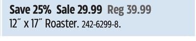 Master Chef 12˝ x 17˝ Roaster.
