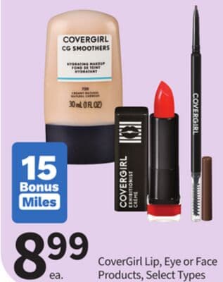 CoverGirl Lip, Eye or Face Products