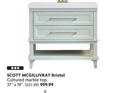 Bristol Cultured marble top
