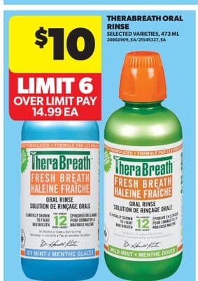 THERABREATH ORAL RINSE, 473 ML