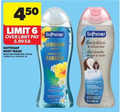 SOFTSOAP BODY WASH, 591 ML