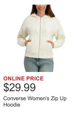 Converse Women's Zip Up Hoodie