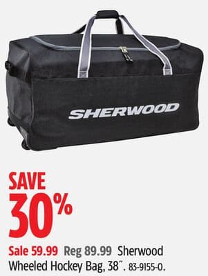 Wheeled Hockey Bag, 38˝.