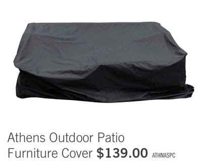 Athens & Nassau Outdoor Patio Furniture Cover - Water Resistant, Dustproof - Grey