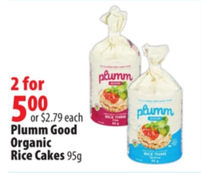 Plumm Good Organic Rice Cakes