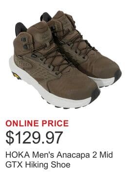 HOKA Men's Anacapa 2 Mid GTX Hiking Shoe