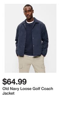 Old Navy Loose Golf Coach Jacket