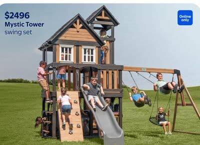 Mystic Tower swing set