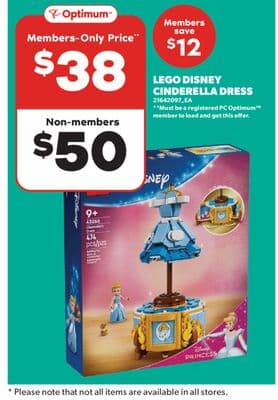 LEGO DISNEY CINDERELLA DRESS