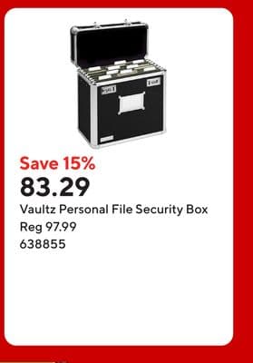 Vaultz Personal File Security Box
