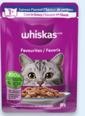 Whiskas wet cat food pouches