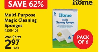 Multi-Purpose Magic Cleaning Sponges