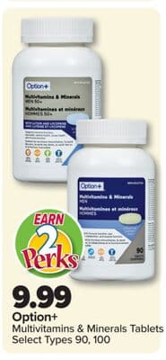 Option+ Multivitamins & Minerals Tablets