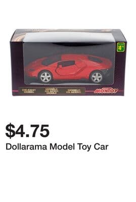 Dollarama Model Toy Car