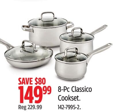 Lagostina 8-Pc Classico Cookset