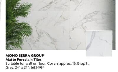 Matte Porcelain Tiles