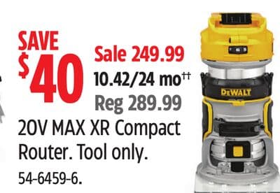 DEWALT 20V MAX XR Compact Router