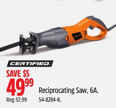 Certified Reciprocating Saw, 6A
