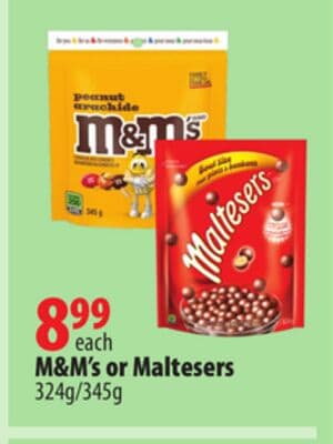 M&M's or Maltesers