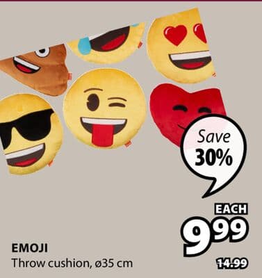 Emoji Throw cushion