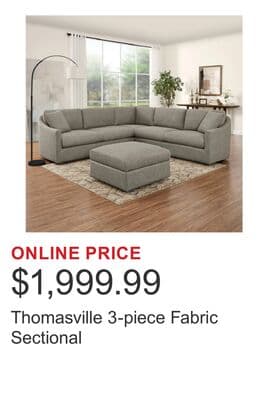 Thomasville 3-piece Fabric Sectional