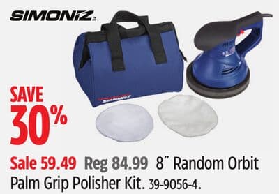 8˝ Random Orbit Palm Grip Polisher Kit