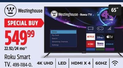 Westinghouse Roku Smart TV