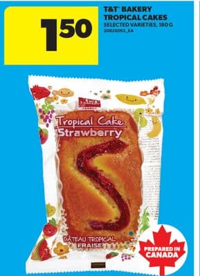 T & T® BAKERY TROPICAL CAKES
