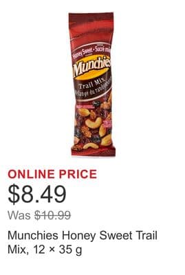 Munchies Honey Sweet Trail Mix, 12 × 35 g