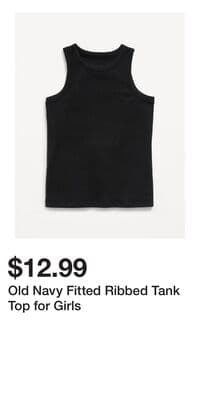 Old Navy Fitted Ribbed Tank Top for Girls