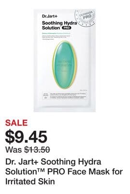 Dr. Jart+ Soothing Hydra Solution™ PRO Face Mask for Irritated Skin