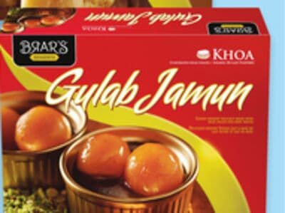 Brar's gulab jamun or milk cake