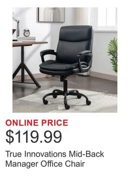 True Innovations Mid-Back Manager Office Chair