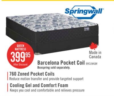 Springwall Barcelona Tight Top Medium Queen Mattress