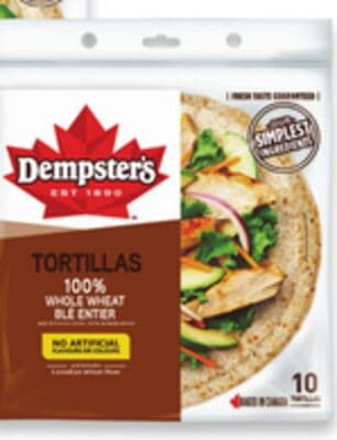 Dempster's 10" tortillas