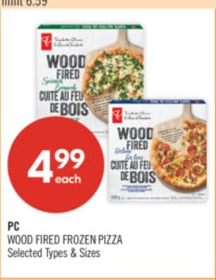 PC WOOD FIRED FROZEN PIZZA