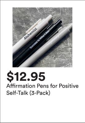 Affirmation Pens for Positive Self-Talk (3-Pack)