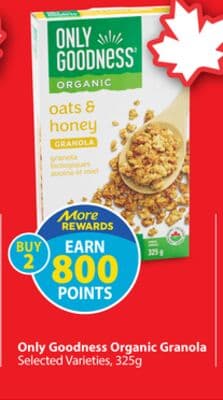 Only Goodness Organic Granola