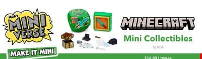 MINECRAFT Mini Collectibles by MGA