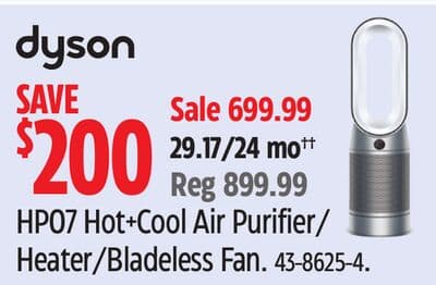 Dyson HP07 Hot+Cool Air Purifier/ Heater/Bladeless Fan