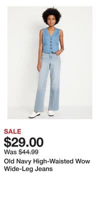 Old Navy High-Waisted Wow Wide-Leg Jeans