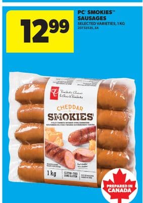 PC® SMOKIES™ SAUSAGES, 1 KG