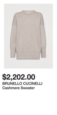 BRUNELLO CUCINELLI Cashmere Sweater