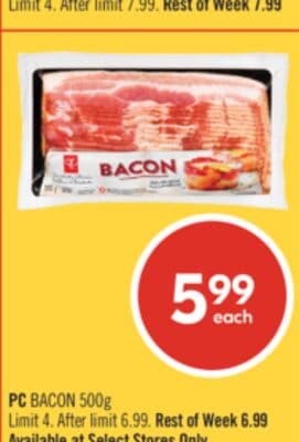 PC BACON 500g