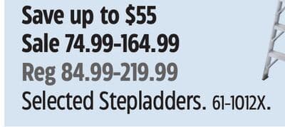 Mastercraft Selected Stepladders