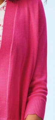 3/4-Sleeve knit shrug