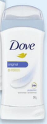 Dove deodorant or antiperspirant
